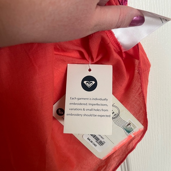 Roxy Orange Crop Top - Picture 6 of 7